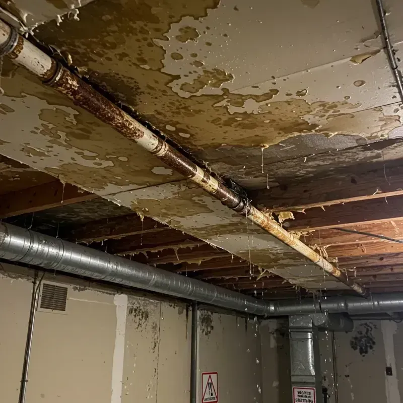 Ceiling Water Damage Repair in Wales, MA